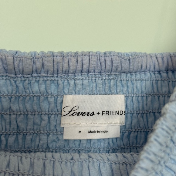 Lovers and Friends light blue ribbed mini dress - Picture 3 of 3